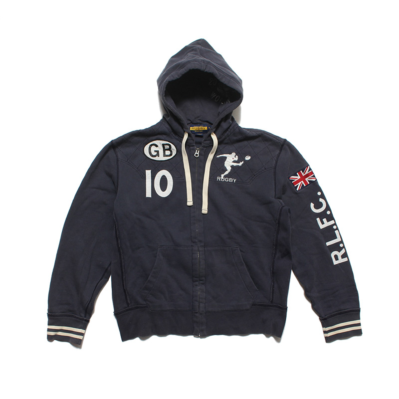 RALPH LAUREN RUGBY ZIP HOODEI｜STADIUM VINTAGE｜STADIUM ONLINE SHOP