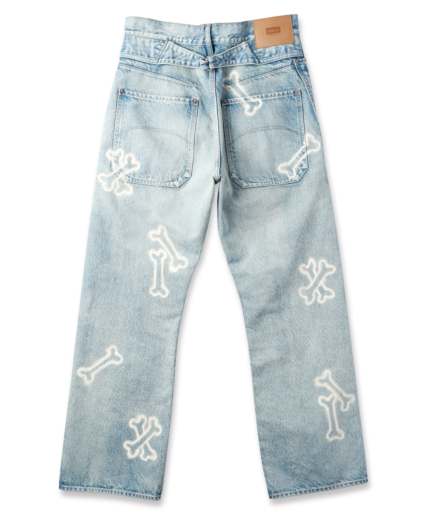 HAND PAINTING DENIM PANTS｜amok｜STADIUM ONLINE SHOP