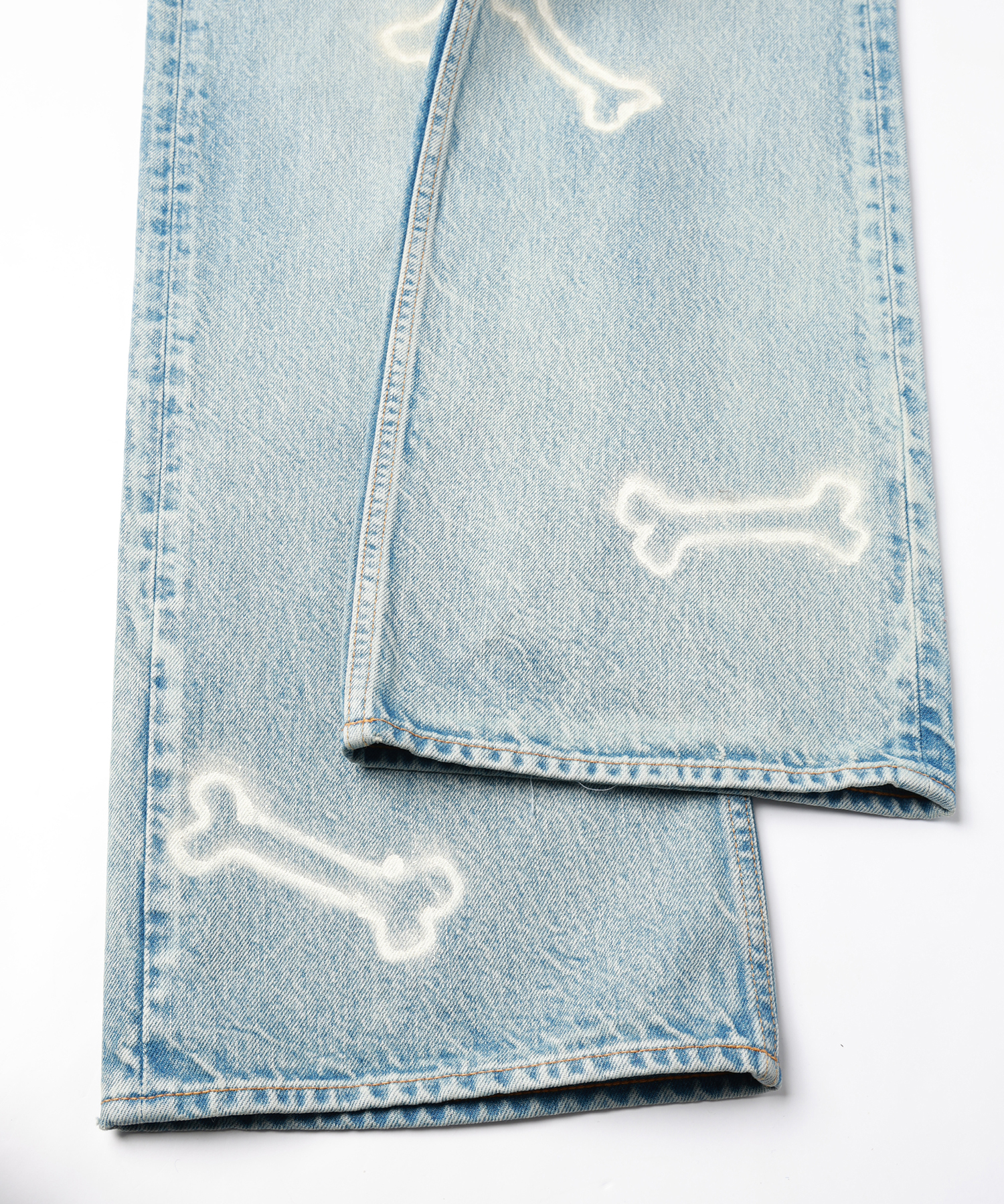 HAND PAINTING DENIM PANTS｜amok｜STADIUM ONLINE SHOP