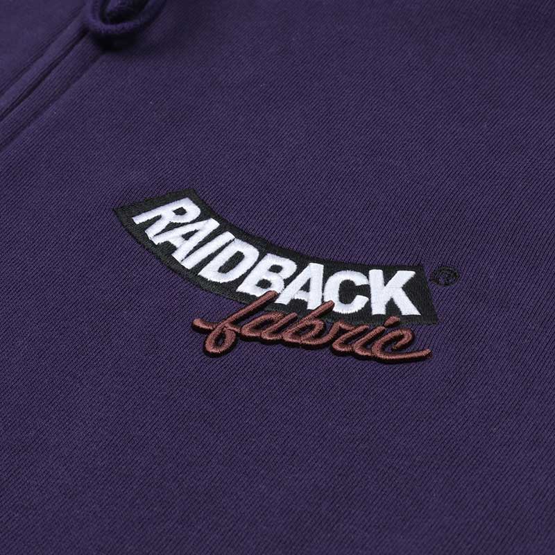 ARCH LOGO EMBROIDERY ZIP HOODIE｜RAIDBACK FABRIC｜STADIUM ONLINE SHOP