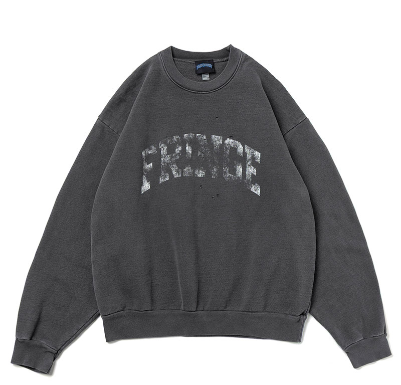 WISH DEATH / DAMAGE CREWNECK SWEAT