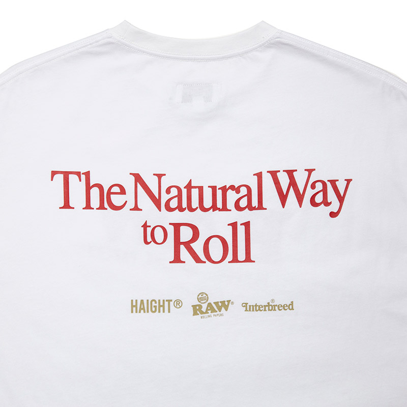 INTERBREED x RAW Tシャツ　M size RAW × INTERBREED × HAIGHT CLASSIC LOGO TEE｜HAIGHT｜STADIUM