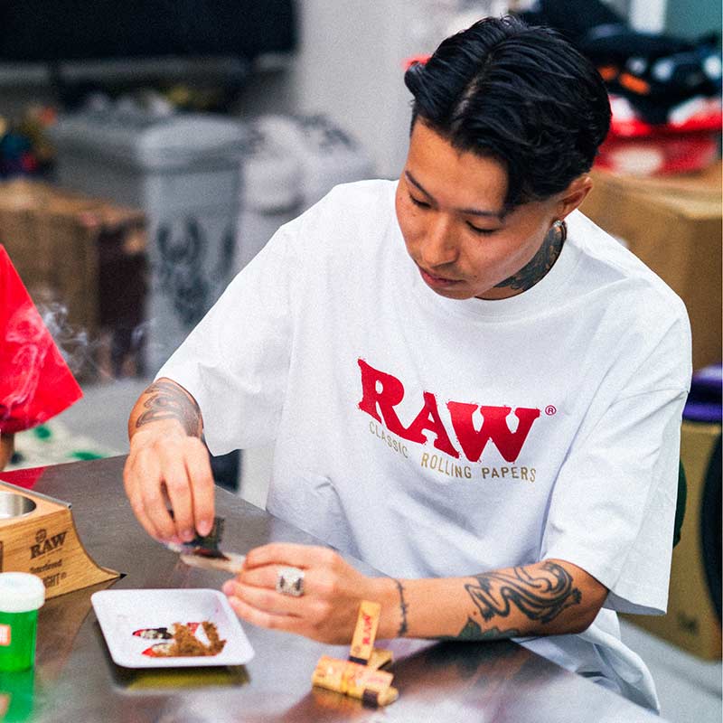 INTERBREED x RAW Tシャツ　M size INTERBREED x RAW Tシャツ M size RAW × INTERBREED × HAIGHT