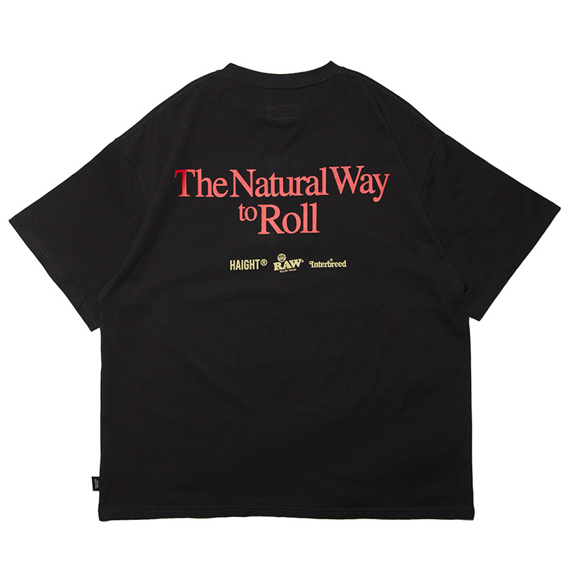 INTERBREED x RAW Tシャツ　M size RAW × INTERBREED × HAIGHT CLASSIC LOGO TEE｜HAIGHT｜STADIUM