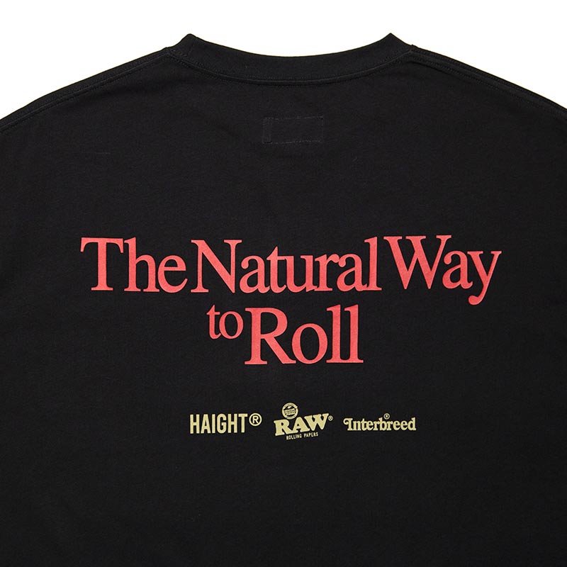 INTERBREED x RAW Tシャツ　M size RAW × INTERBREED × HAIGHT CLASSIC LOGO TEE｜HAIGHT｜STADIUM