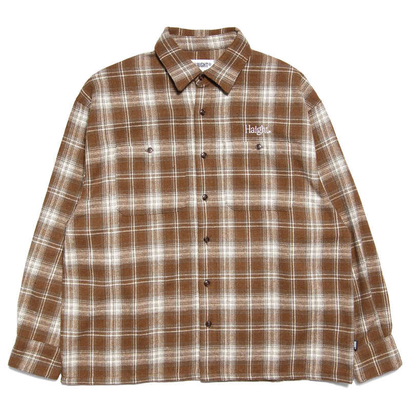 OMBRE CHECK FLANNEL SHIRT