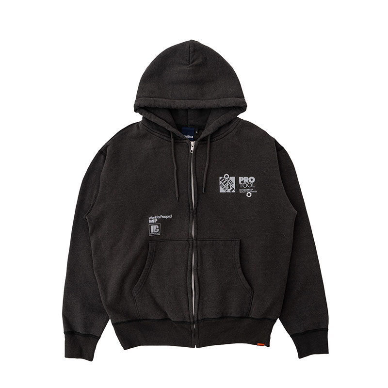 WIP FADED ZIP HOODIE