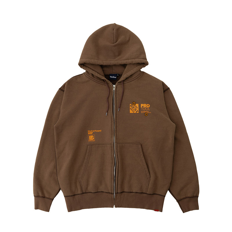 WIP FADED ZIP HOODIE