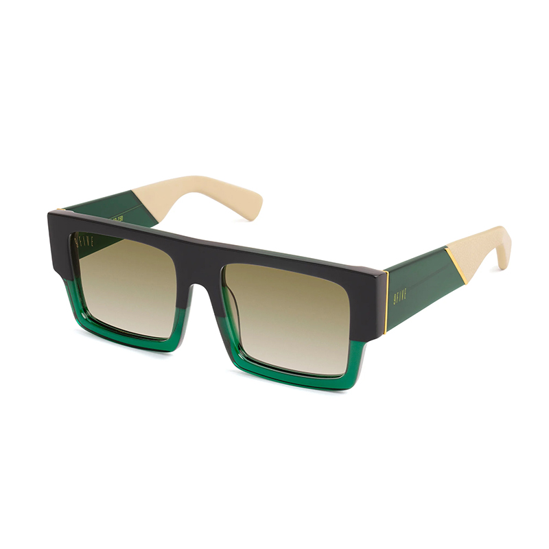 DIEGO TUNDRA GREEN GRADATION SUNGLASSES