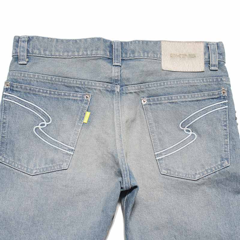 STUDS DAMAGED DENIM PANTS｜SKINS｜STADIUM ONLINE SHOP
