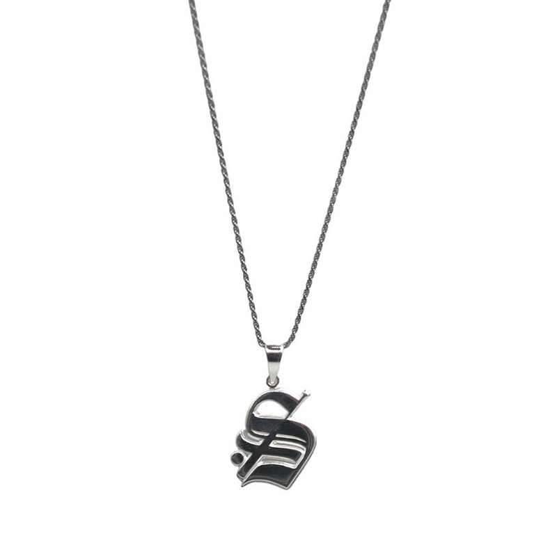 ※8月末よりお届け × STADIUM SILVER925 S LOGO NECKLACE