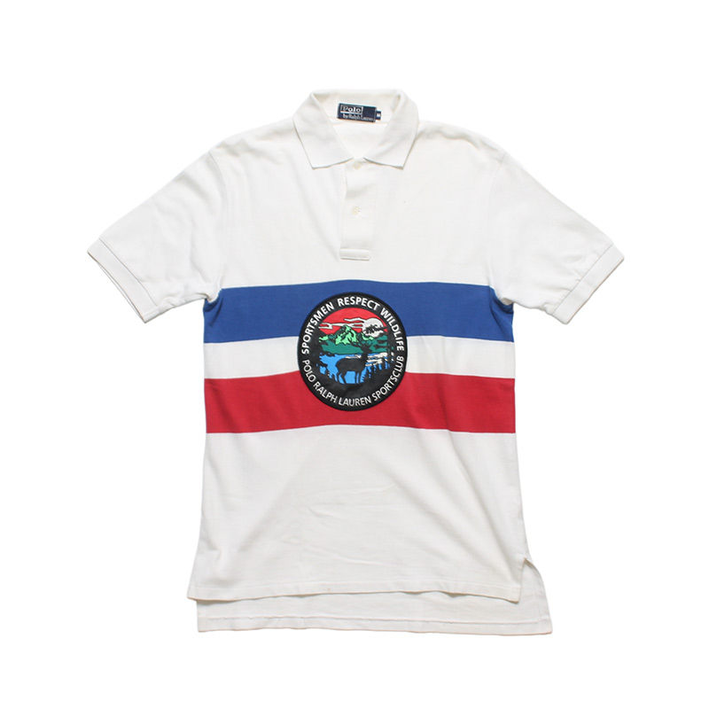 Polo by Ralph Lauren スタジアムシャツ M Polo by Ralph Lauren STADIUM 1992 ポロシャツ - メルカリ