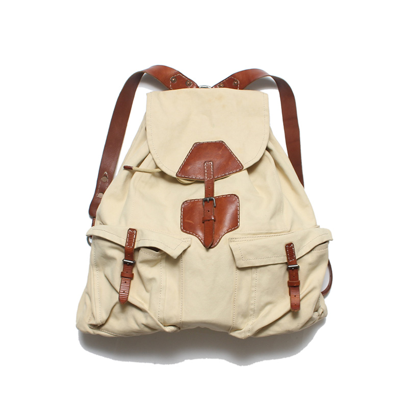 RRL CANVAS + LEATHER BACK PACK