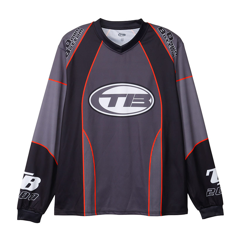 POPUP限定throwback2000 TB Motocross Jersey THROWBACK 2000 TB MOTOCROSS JERSEY【C.GREY】 - YSM23