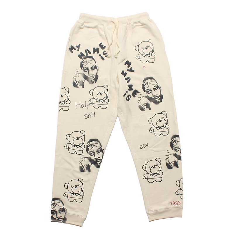 Yo! "my name is " PRINT SWEAT PANTS