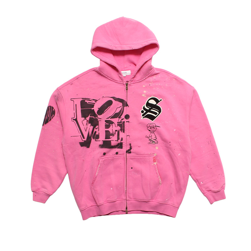 CUSTOM ZIP HOODIE (LOVE COLLECTION)