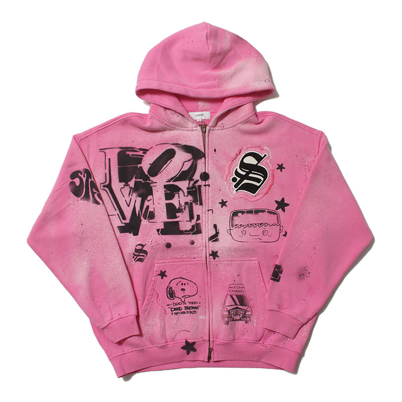 CUSTOM ZIP HOODIE (LOVE COLLECTION